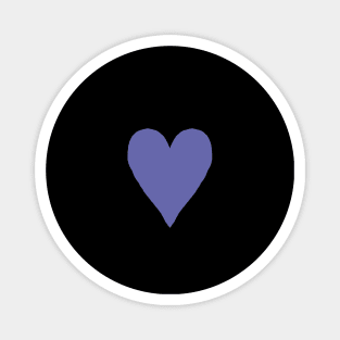 Small Very Peri Periwinkle Blue Heart Color of the Year 2022 Magnet